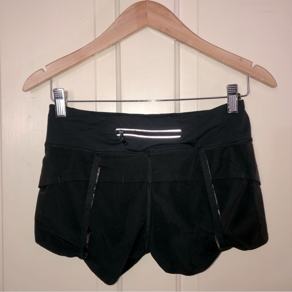 Lululemon Speed Up Shorts 2.5” Black Size 2